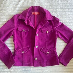 Versace Women's Vibrant Magenta Blazer